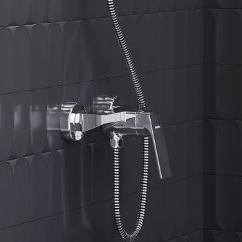 Смеситель для душа Damixa Merkur 402000000 Хром — фото 2, Смеситель для душа