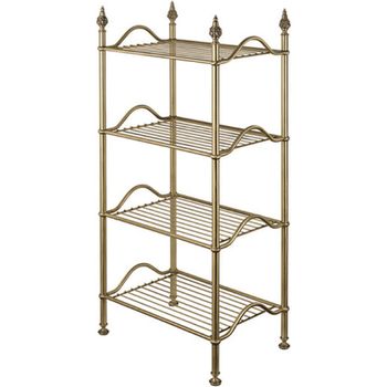 Напольная полка Migliore Mirella 26626 Бронза — фото 1, Полки для ванной и душа