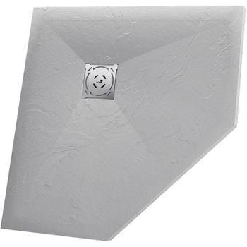 Душевой поддон из искусственного камня RGW Stone Tray ST/T-Co 100x100 16155100-10 Бетон — фото 1, Душевые поддоны из искусственного камня