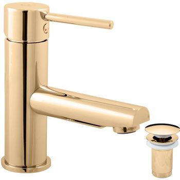 Смеситель для раковины Rav Slezak Seina SE927.5KZ Золото — фото 1, Смесители для раковины