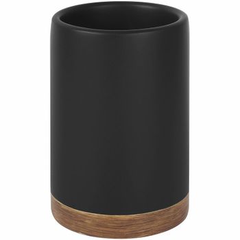 Стакан для зубных щеток WasserKRAFT Vils K-6128 Черный — фото 1, Стаканы для зубных щеток