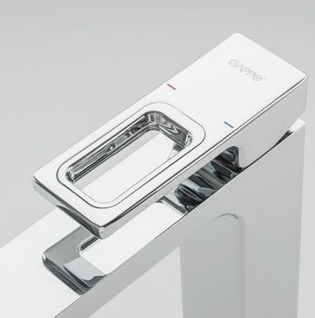 Смеситель для раковины Gappo G18 G1018-2 Хром — фото 4, Смесители для раковины