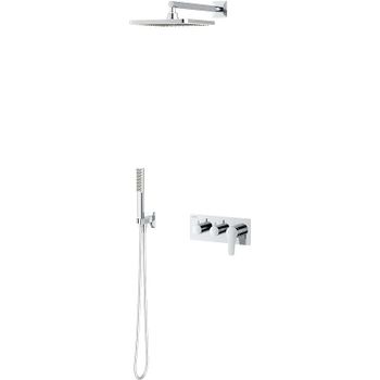 Душевая система Teska Euro X EX3760 Хром — фото 1, Встраиваемые душевые комплекты