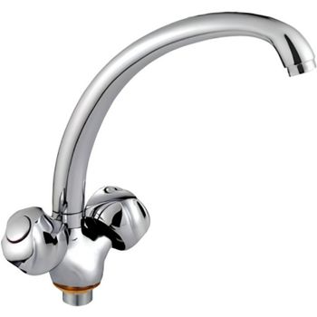 Смеситель для кухни Frap H26 F4226-2 Хром — фото 1, Смесители для кухни