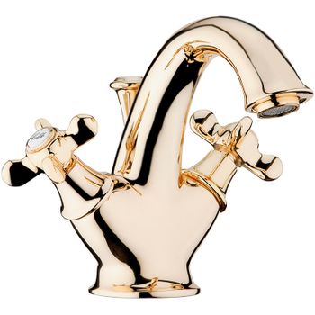 Смеситель для раковины Webert Ottocento OT700102010 Золото — фото 1, Смесители для раковины