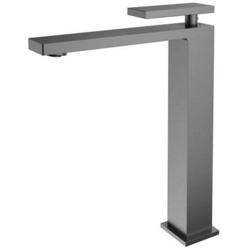 Смеситель для раковины Vincea Dice VBF-2DS2GM Вороненая сталь — фото 1, Смесители для раковины