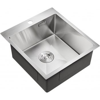 Кухонная мойка Milacio Denia 46 MC.77470 Нержавеющая сталь — фото 1, Кухонные мойки