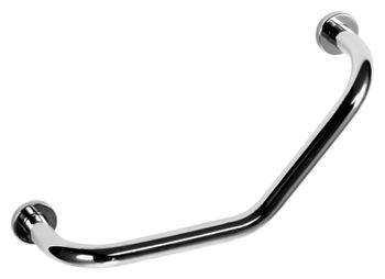 Поручень угловой Nofer Brass 16354.B хром, глянцевый — фото 1, Поручни для ванной