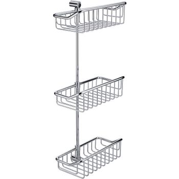 Полка корзина Migliore Complementi 22041 Хром — фото 1, Полки для ванной и душа