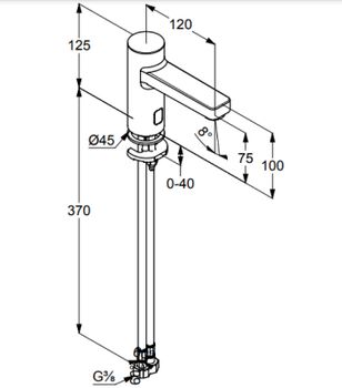 Смеситель для раковины Kludi Zenta 3820205 Хром — фото 6, Смесители для раковины