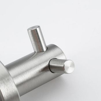 Двойной крючок Frap F301 F30105-2 Сатин — фото 3, Крючки для полотенец