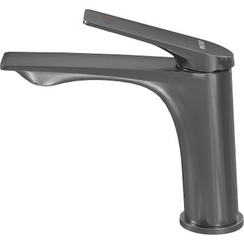 Смеситель для раковины Grossman Galaxy 510.K35.01.420 Графит брашированный — фото 2, Смесители для раковины