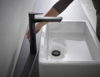 Смеситель для раковины Hansgrohe Talis E 71716670 Черный матовый — фото 5, Смесители для раковины