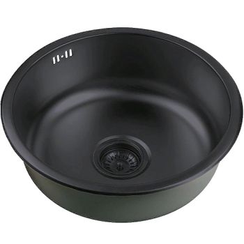 Кухонная мойка ZorG Grafit 45 SZR 450 GRAFIT Графит — фото 1, Кухонные мойки