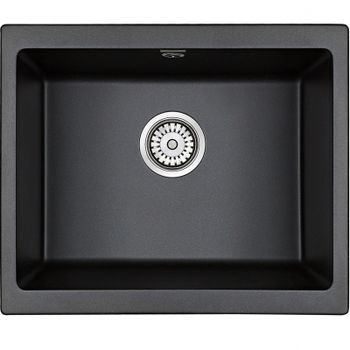 Кухонная мойка Paulmark Gera 60 PM205546-BL Черная — фото 1, Кухонные мойки