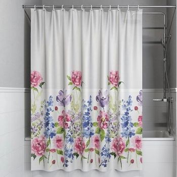 Штора для ванны Iddis Promo P06PV11i11 180х180 Белая — фото 1, Шторы для ванной