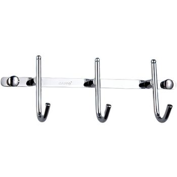 Вешалка для полотенец Gappo G201-3 Хром — фото 1, Крючки для полотенец
