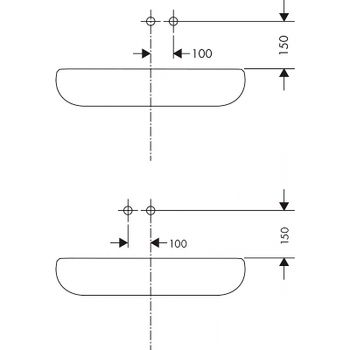 Смеситель для раковины Hansgrohe Metris S 31162000 Хром — фото 3, Смесители для раковины