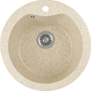 Кухонная мойка Domaci Бьелла DMC-08S GWS-08S-328 Бежевая — фото 1, Кухонные мойки