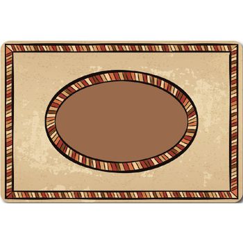 Коврик для ванной комнаты Veragio Carpet 60x40 VR.CPT-7160.13 с рисунком Etno — фото 1, Коврики для ванной комнаты