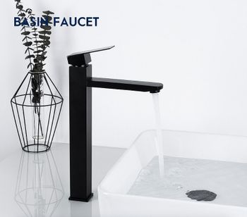 Смеситель для раковины Frap H802-6 F10802-62 Черный матовый — фото 3, Смесители для раковины