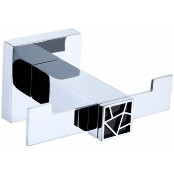 Товар: Двойной крючок CeramaLux Venezia 88601A-1 Хром - фото 1 Двойной крючок CeramaLux Venezia 88601A-1 Хром — фото 1, Крючки для полотенец