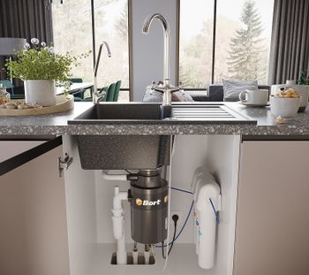 Кухонная мойка Domaci Бьелла DMC-13S GWS-13S-308 Черная — фото 6, Кухонные мойки