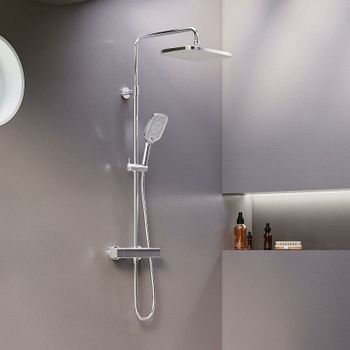 Душевая система Damixa Gala 953800000 с термостатом Хром — фото 2, Душевые стойки