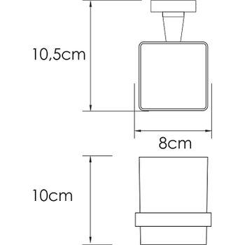 Товар: Стакан для зубных щеток WasserKRAFT Rhin K-8728 Хром - фото 3 Стакан для зубных щеток WasserKRAFT Rhin K-8728 Хром — фото 3, Стаканы для зубных щеток