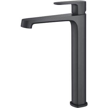 Смеситель для раковины Aquatek Оберон AQ1204MB Черный матовый — фото 1, Смесители для раковины