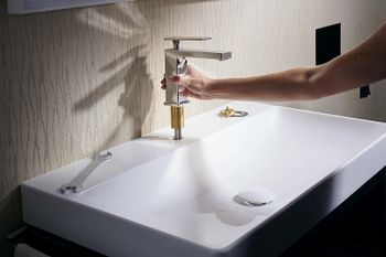 Смеситель для раковины Hansgrohe Tecturis E 73010000 Хром — фото 7, Смесители для раковины