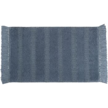 Коврик для ванной комнаты Fixsen Sandal 50х80 FX-8020C Серо-голубой — фото 1, Коврики для ванной комнаты