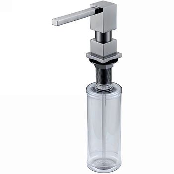 Дозатор для моющего средства Alveus Kork Sat 1135800 Сатинированная сталь — фото 1, Дозаторы для кухонных моек