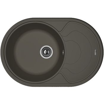 Кухонная мойка Florentina Родос-760 20.140.D0760.302 Антрацит — фото 1, Кухонные мойки