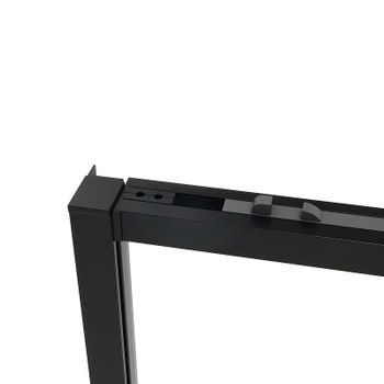 Душевая дверь Vincea Slim Soft 110 VDS-1SS110CLB профиль Черный стекло прозрачное — фото 4, Раздвижные душевые двери