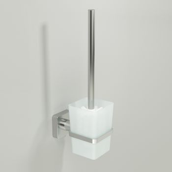 Ершик для унитаза WasserKRAFT Rhin K-8727 Хром — фото 2, Ершики для унитаза