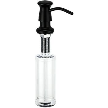 Дозатор для моющего средства Gappo G40 G403-1 Черный матовый — фото 1, Дозаторы для кухонных моек