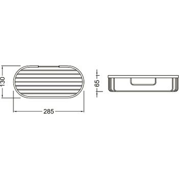 Полка корзина Schein Accessories 9312MB Черная матовая — фото 2, Полки для ванной и душа