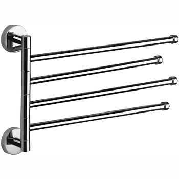 Полотенцедержатель Haiba HB114 поворотный Хром — фото 1, Полотенцедержатели