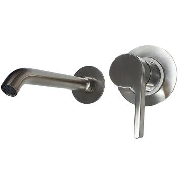 Смеситель для раковины Webert DoReMi DR830606345 Никель — фото 1, Смесители для раковины