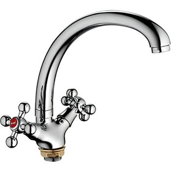 Смеситель для кухни Frap H19 F4219-2 Хром — фото 1, Смесители для кухни