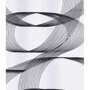 Штора для ванны Ridder Loop 200х180 Черная — фото 1, Шторы для ванной