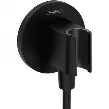 Шланговое подключение Hansgrohe FixFit S 26888670 Черное матовое — фото 1, Шланговые подключения