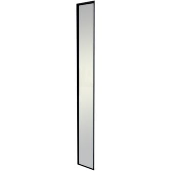 Душевая стенка Jacob Delafon Nouvelle Vague 30 E94WS30-MZ профиль Черный матовый стекло зеркальное — фото 1, Боковые стенки