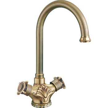 Смеситель для кухни ZorG Antic A 2005K-BR Бронза — фото 1, Смесители для кухни