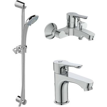 Комплект смесителей Ideal Standard Alpha BD004AA Хром — фото 1, Готовые комплекты для ванной комнаты