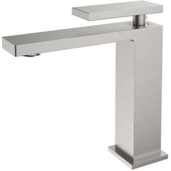 Смеситель для раковины Vincea Dice VBF-2DS1BN Брашированный никель — фото 1, Смесители для раковины