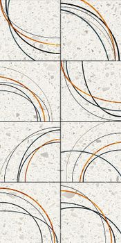 Керамический декор Creto Cray rope ND_P0021 30х60 см — фото 1, Керамогранит