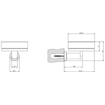 Мыльница Gessi Emporio Accessories 38803#299 Черная матовая — фото 2, Мыльницы