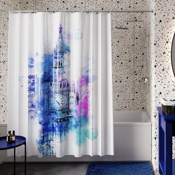 Товар: Штора для ванны WasserKRAFT Lossa 180х200 SC-81103 Белая - фото 2 Штора для ванны WasserKRAFT Lossa 180х200 SC-81103 Белая — фото 2, Шторы для ванной